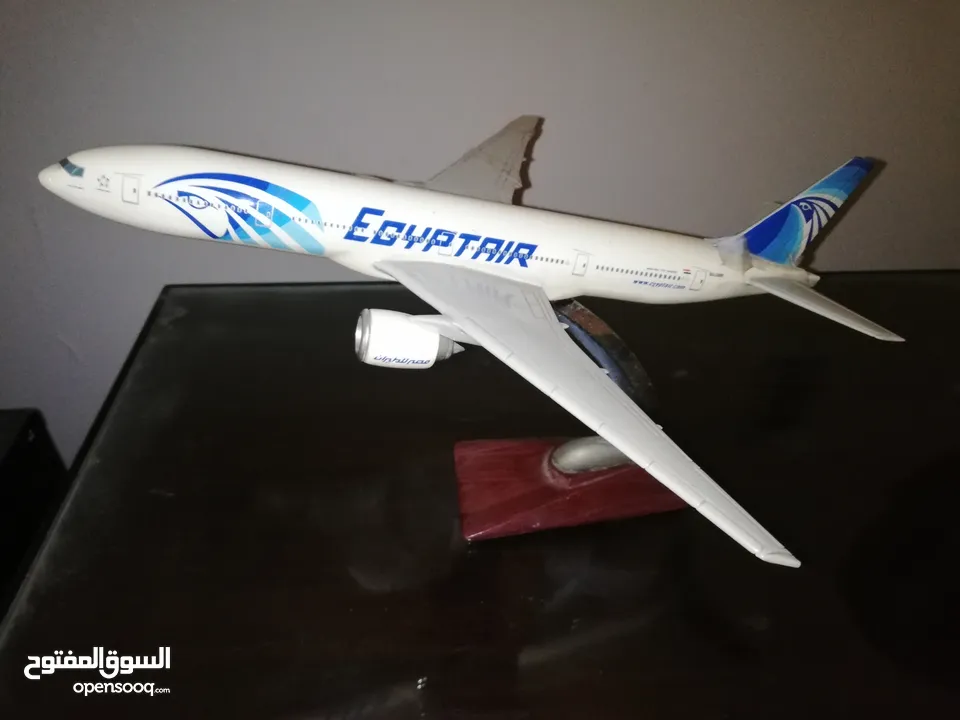 نموذج معدنى لطائرة مصر للطيران لشركات السياحة نموذج معدنى لطائرة مصر للطيران