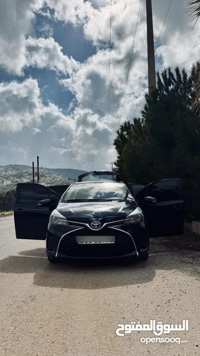تويوتا يارس هايبرد 2015 فحص 7 جيد بحالة ممتازة - Toyota Yaris Hybrid Hatchback 2015