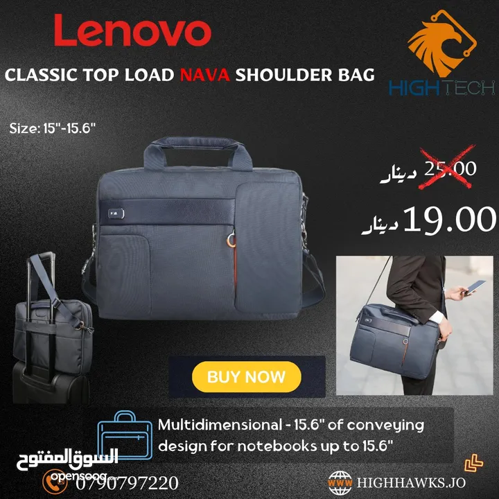 Lenovo Topload Shoulder Laptop Bag -حقيبة لابتوب