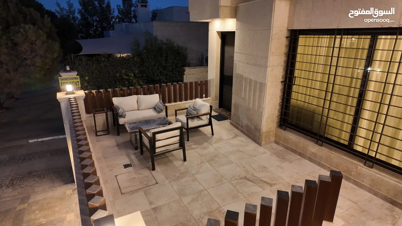 شقة مفروشة ارضية في عبدون - 14256