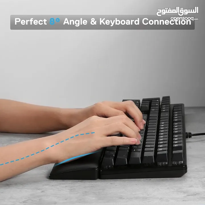 Redragon P037 Meteor L Computer Keyboard Wrist Rest Pad ركاية يد نوعية ممتازة ريدراجون