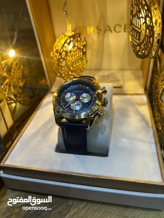 ساعه فرزاتشي. versace chronograph watch.