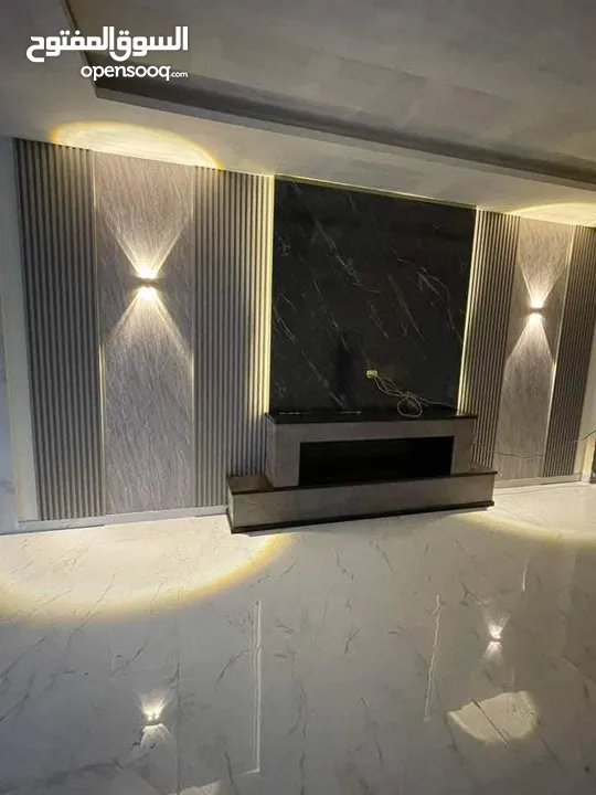 بديل الرخام وبديل الخشب وبديل الحجر وفاير بليس ورق جدران والشيبورد باركيه باربكيو جبسن بورد وادهان