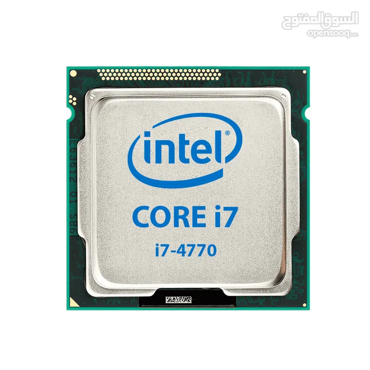 core i7 4770 R مع مبرده الاساسي وكرت داخلي