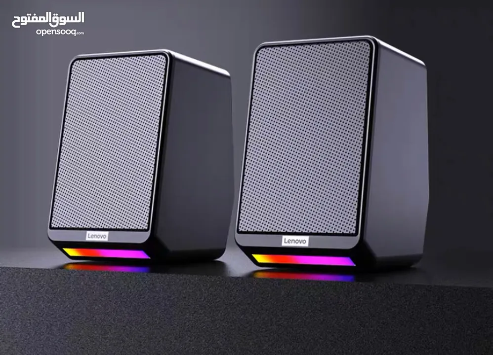 Lenovo TS38 ThinkPlus Multimedia AUX Desktop Speakers سبيكر لينوفو بسلك