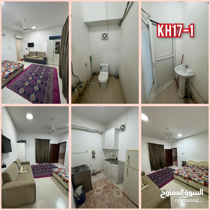 بالخوير غرف واستديوهات وشقق مفروشةوغير مفروشة بأفضل جودة واسعار مناسبة للجميع Alkhawir Flat for Rent