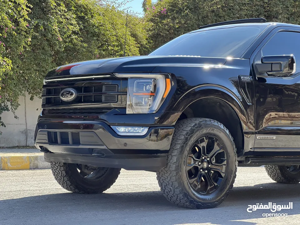 2022 FORD F-150 Platinum Hybrid Black-Edition