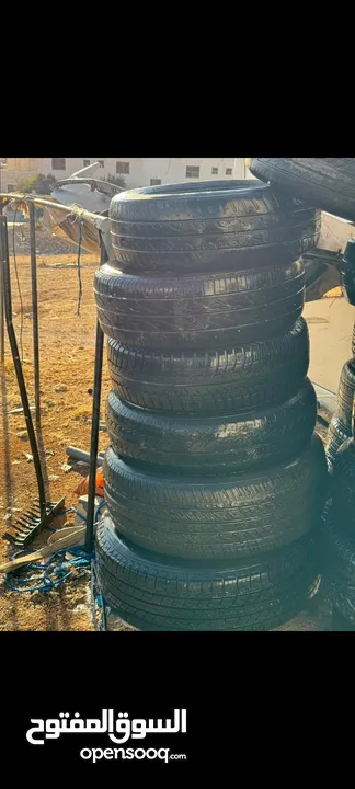 جنطات 16 وجنطات وسبيرات مشكله