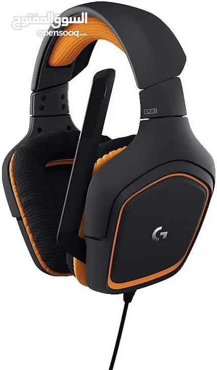 Logitech G231 Prodigy Wired Stereo Gaming Headset (Orange/Black)