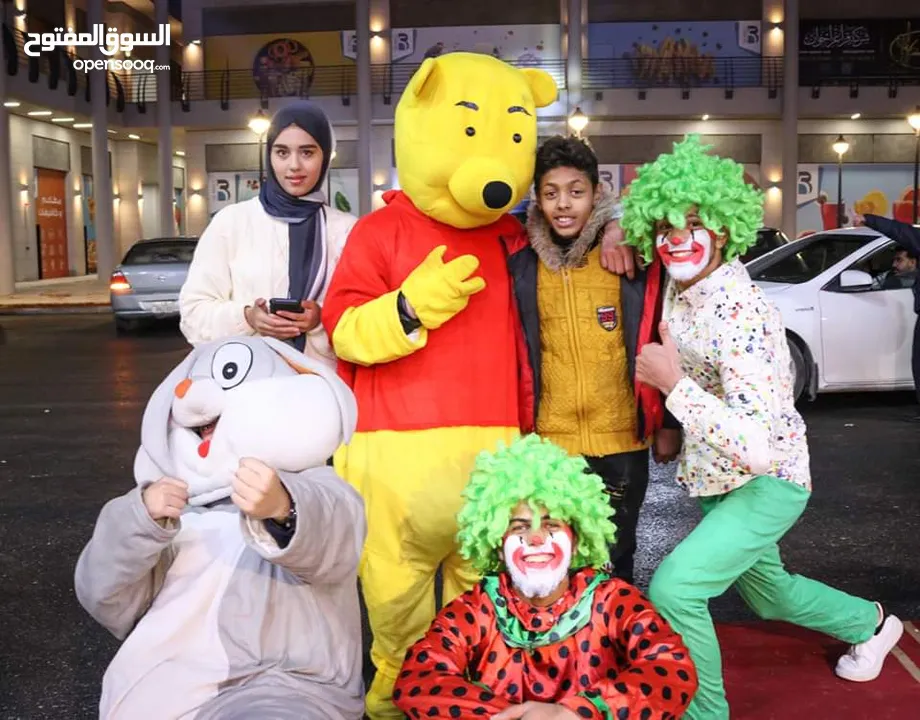 ملابس تنكرية شخصيات كرتونية مهرج