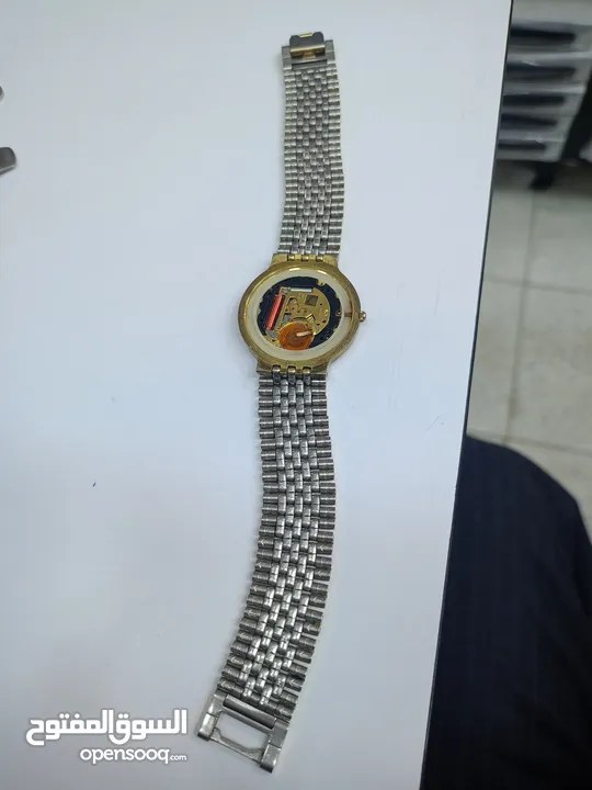 ساعة أصلية تحفه Crovana SWISS MADE مذهب كوارتز