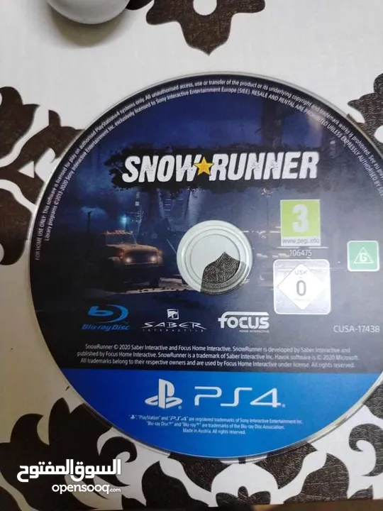 سيدي لعبة   4&5 SNOW  RUNNER  PS