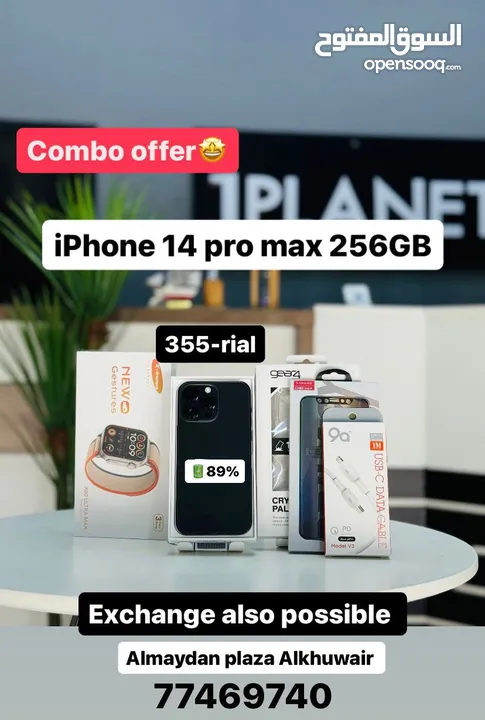 iPhone 14 Pro Max -256 GB - COMBO OFFER - Great working, best condition