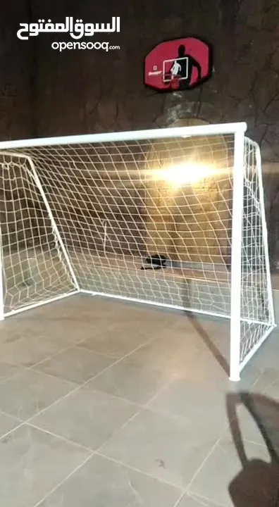 هدف ملعب كرة قدم المقاس الخماسي اهلى صنف واعلى جوده بأفضل الأسعار حديد ثقيل ومميز يوجد خدمة توصيل