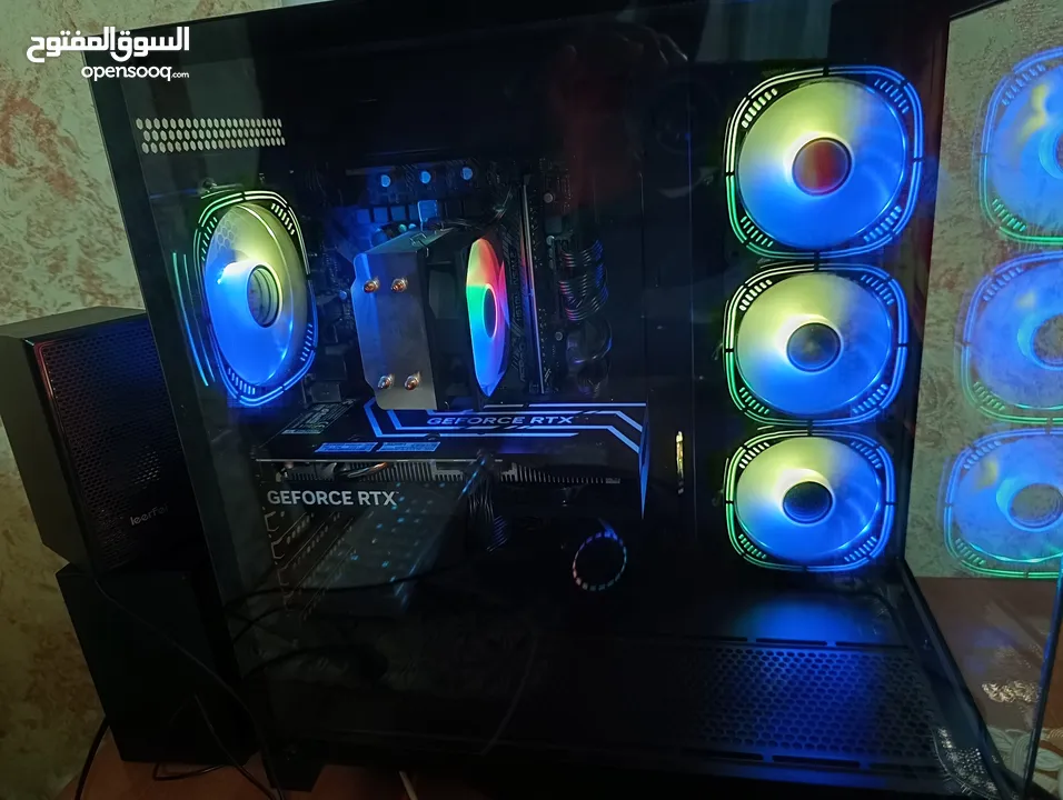 4060 I5 12 PC gaming  كومبيوتر كامل مع شاشة