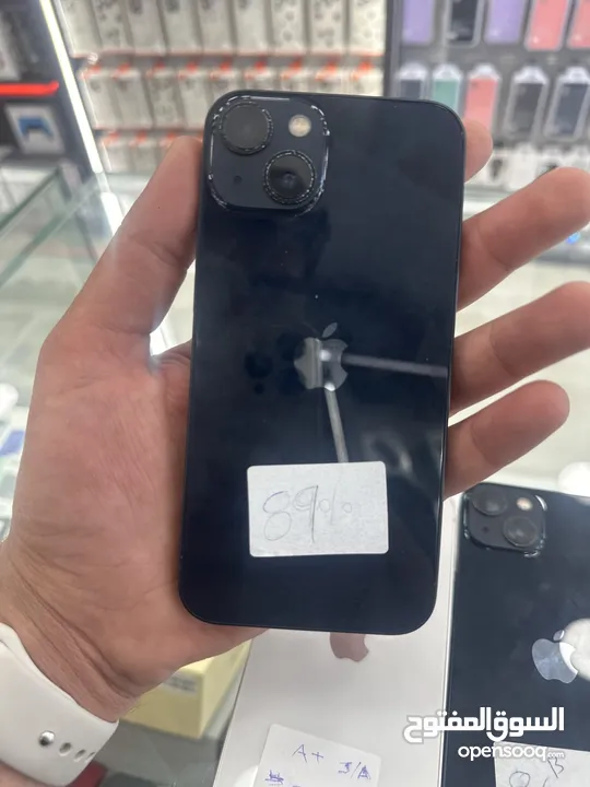 IPHONE 13 128 GB used  ايفون 13 128 جيجا مستعمل نظيف بحاله الوكاله  عليه كفاله ايام 10 ترجيع