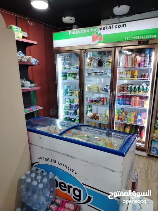 سوبر ماركت للبيع الجبيهه حي الريان مع البضاعة