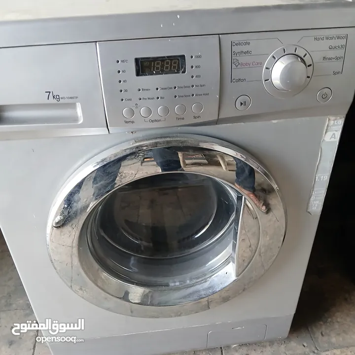 للبيع بسعر واحده الغسالتين 150 مع التجربه على الفحص