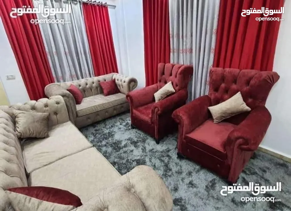 اطقم كنب اطقم كورنر غرف نوم طاولات