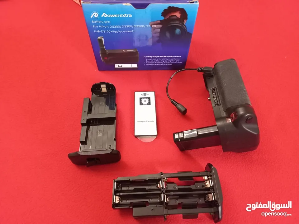 Battery grip    لكاميرا D5300  بالمشتملات
