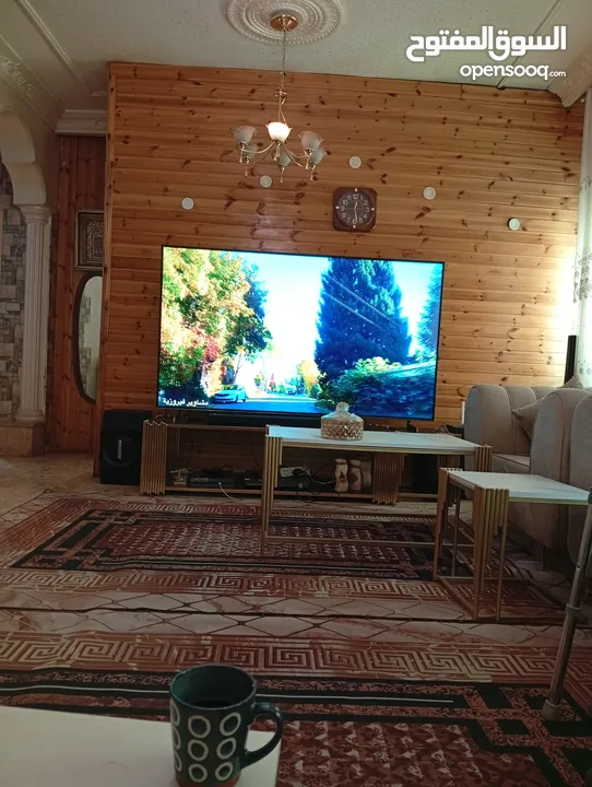 شاشه مجيك 75انش سمارات 4كيه اوامر فل الفل شراء شهر 1 فل سمارت صوت ميوزك ورياضي وتوفير كهرباء