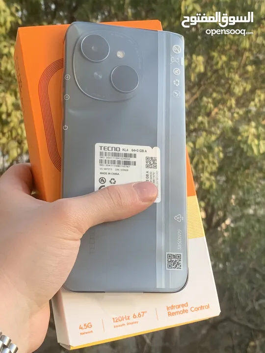 شبيه الايفون تكنو سبارك g1 128 جيجا الرام 4GB+4GB كفالة 13 شهر على الجهاز طبعا جديد مع مرفقاته