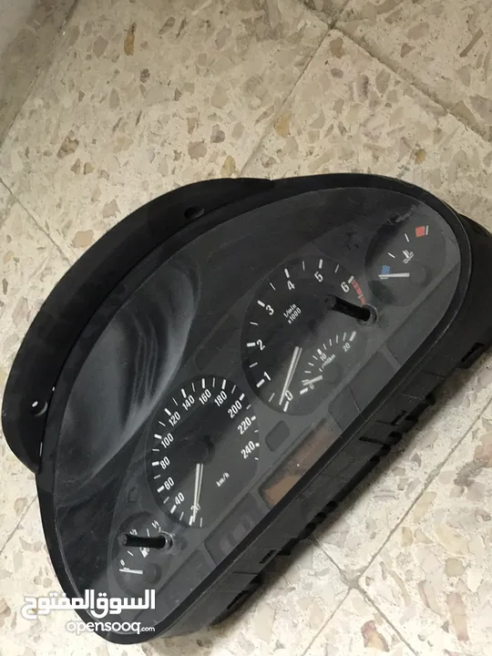 عداد بي ام e46 للبيع فقط عداد الحراره خربان