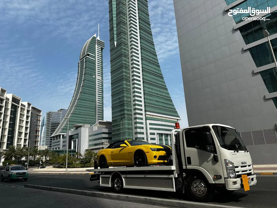 Bahrain TOWING 24 Hours  سطحة البحرين نقل داخلي و خارجي  One Call Away - We Reach You Anywhere