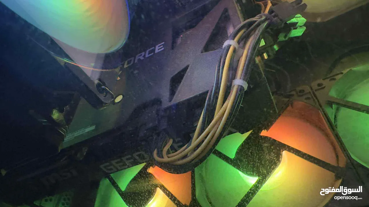 استعمال خفيف جدا الكرت نضيف على الفحص 3060 ti 8 vram