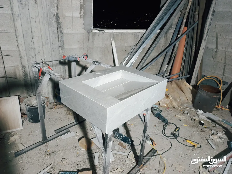 مغسل بورسلان الحديث