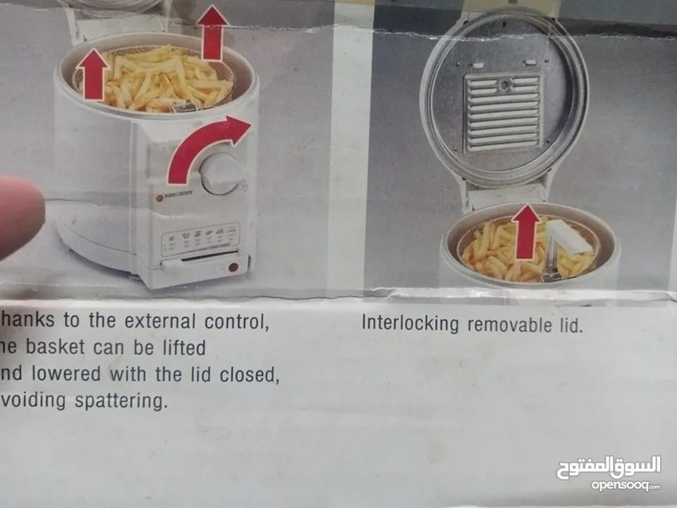 قلاية بالزيت ماركة Black $ Decker