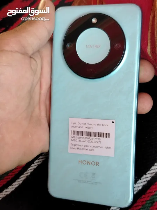 HONOR X9c Smart 12رام 12اضافي        256 جيجا وكتله الجهاز وشرا ما بقصر معو