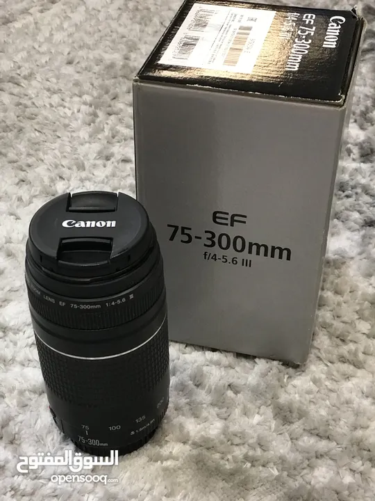 عدسة كانون 300-75 mm مارك 3