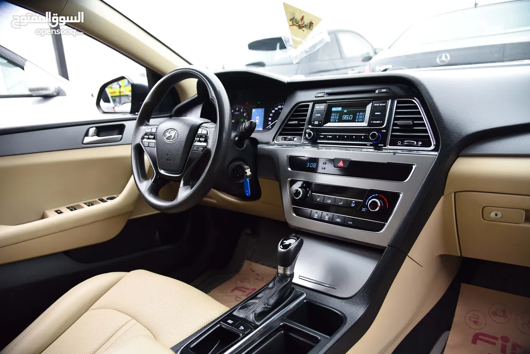 عرض لمدة اسبوع هونداي سوناتا بنزين بحالة الوكالة Hyundai Sonata 2018