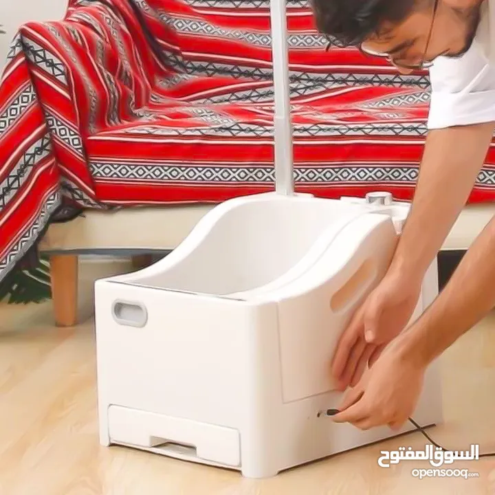 عملية سهلة مع منتج غسيل الاقدام جهاز الوضوء Wudu مع بطارية داخلية لتسهيل النقل وعملية تصريف داخلي