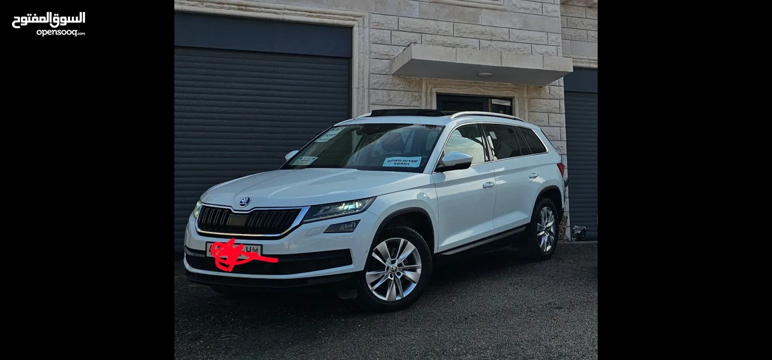 سكوديا كودياك 2018 فل، 4×4، ديزل 190حصان، فتحة بانوراما
