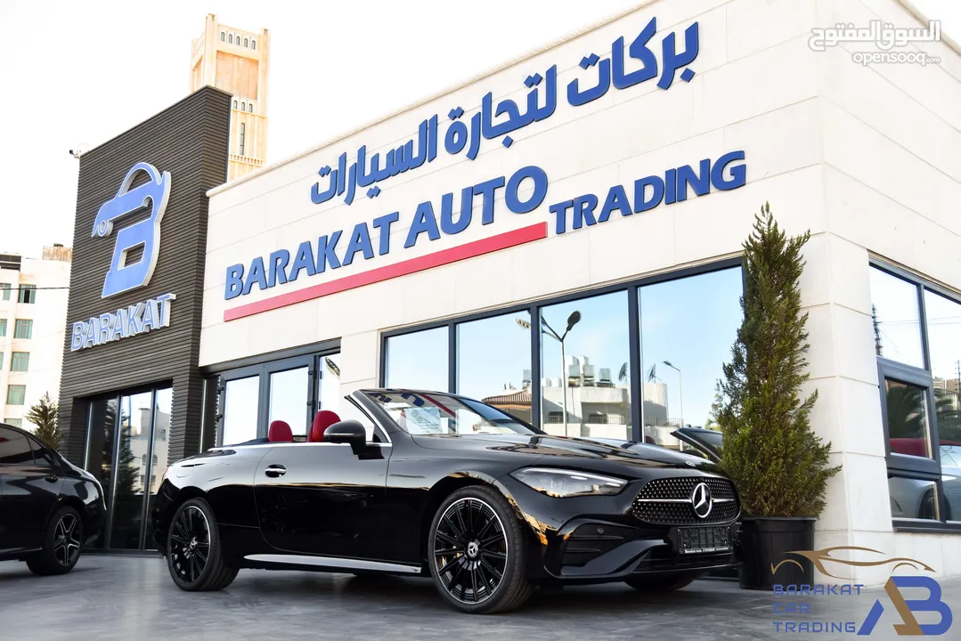 مرسيدس سي ال اي كشف نايت بكج مايلدهايبرد موديل2024 Mercedes CLE200 Convertible AMG Kit Night Package