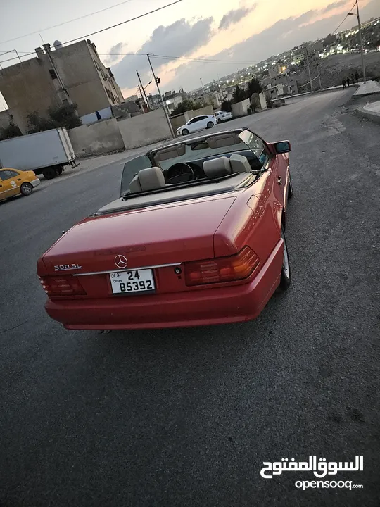 مرسيدس بنز SL500 موديل 1993 للبيع