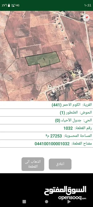 ارض للبيع سعر مغري منطقة الكوم الاحمر