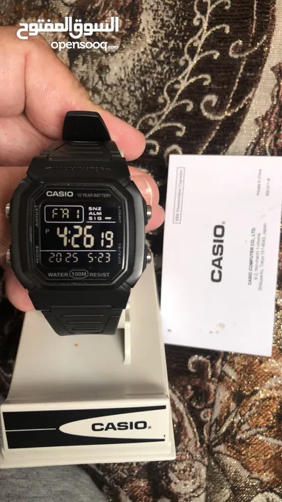ساعة كاسيو جديده موديل w800H