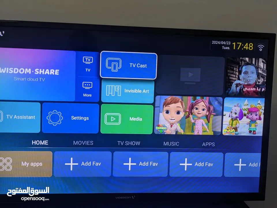 smart tv 32 inches,  Videocon with built-in tv cast