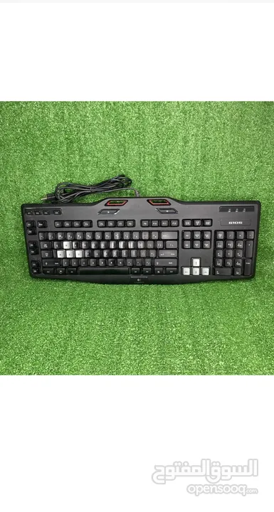 Corsair k70 and logitech g105  gaming keyboard كيبورد