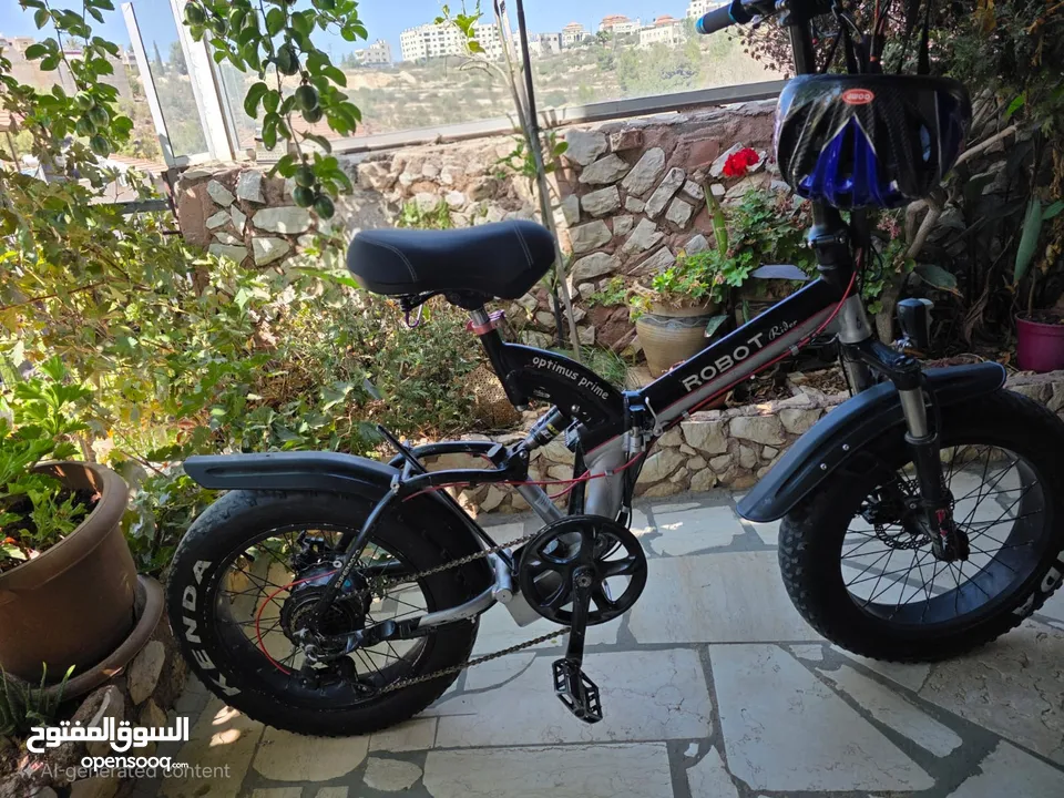 بسكليت كهربا مستعمل بحاله ممتازه للبيع بدون بطاريه