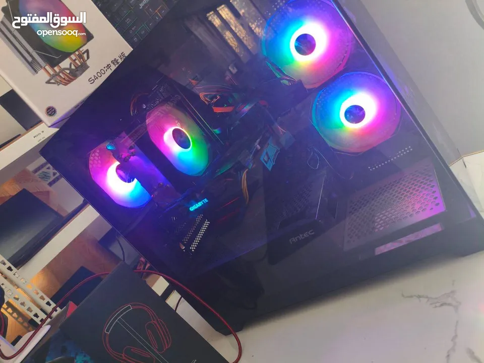 معالج Intel Core i5 9400f   ذاكرة 16GB RAM لأداء    تخزين   SSD 500GB للسرعه     كرت شاشة