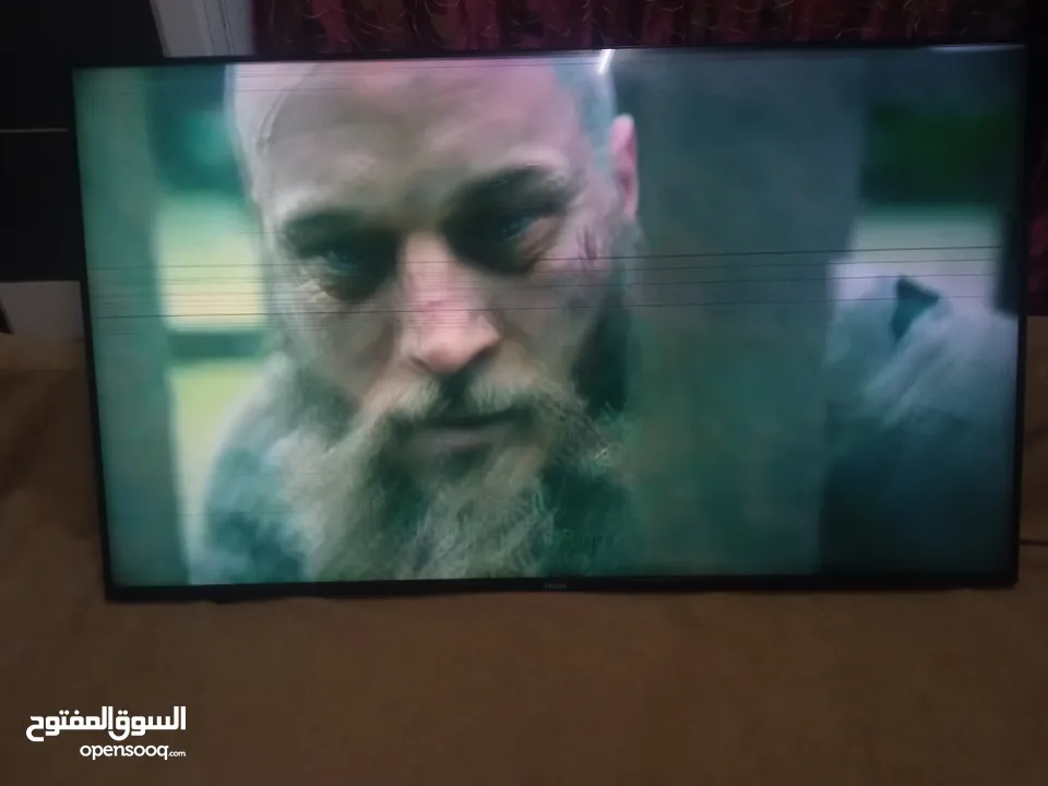 تلفزيون Haier 50 بوصة سمارت اندرويد 11 في حزوز  عليه حساب نتفلكس شغال بشكل طبعي