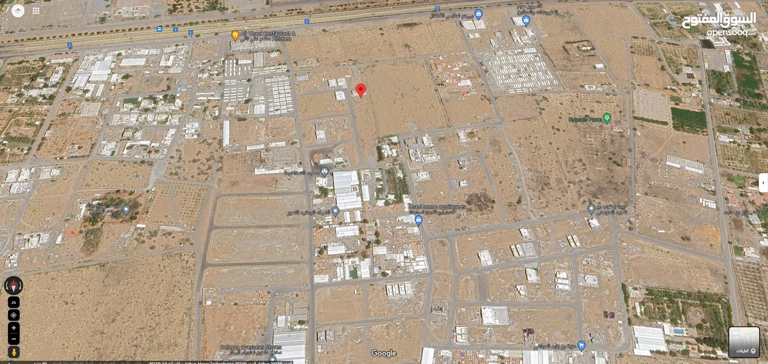 أرض سكنية للبيع ولاية بركاء - الشخاخيط مساحة الأرض: 600 متر سعر الأرض: 30 ألف ريال عماني
