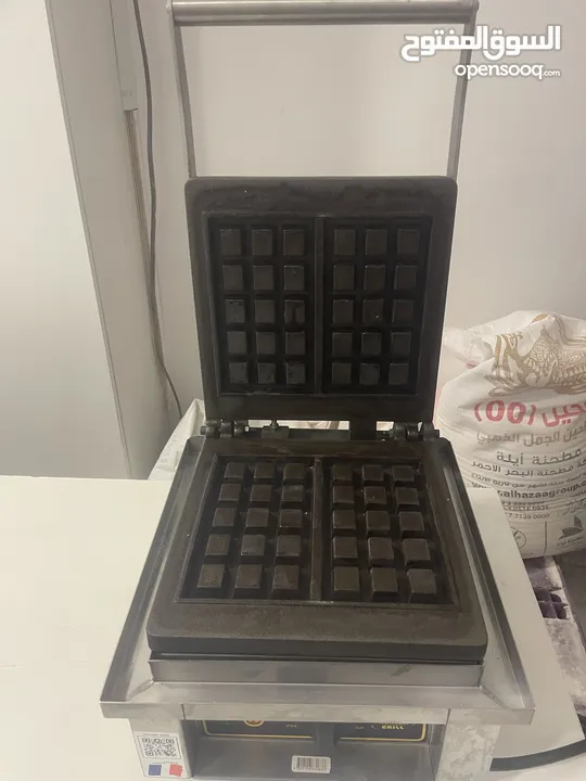 Roller Grill Crip Maker و Roller Grill Waffle Maker  فرن 5 طبقات تفصيل من حنفيه