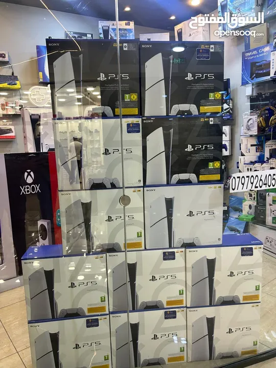 عروض  اليوم اجهزة  بلايستيشن PS5 CD  و PS4 جديد و مستخدم