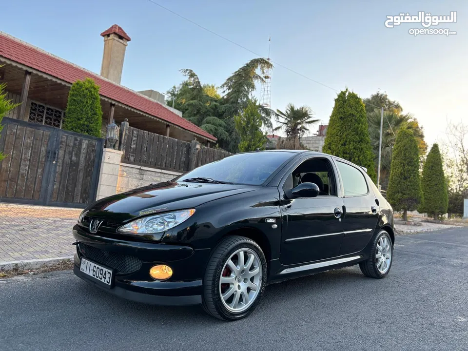 بيجو 206 محوله 2006cc  جير عادي  سعر مغري