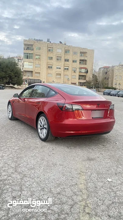 Tesla model 3 2022 standard plus/7 جيد / اتوسكور A/ عداد قليل كاش وبالاقساط